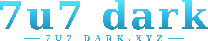 7u7 dark logo